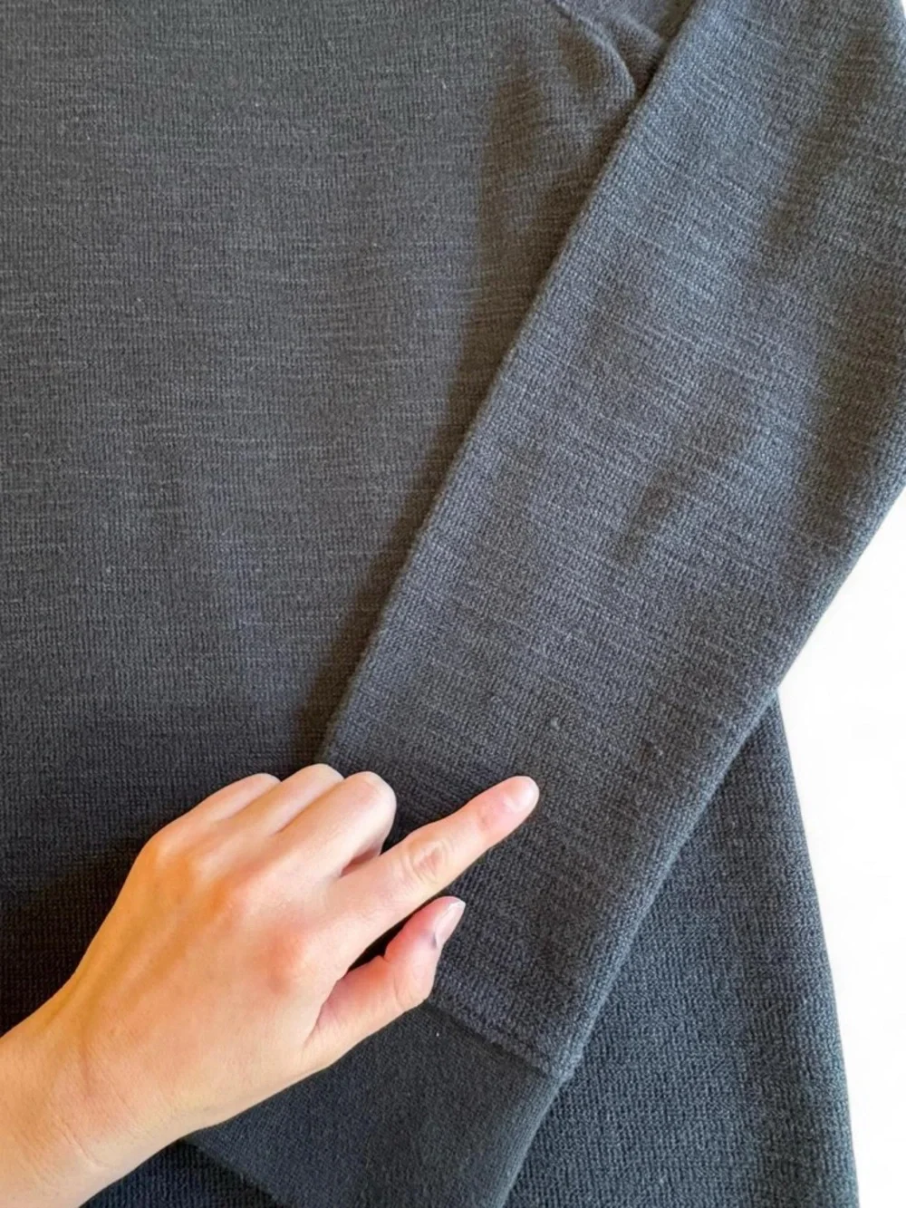 Goodfellow & Co Black Textured Crewneck Sweater M